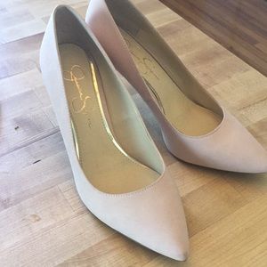 Jessica Simpson Pink Pointed Toe Heels